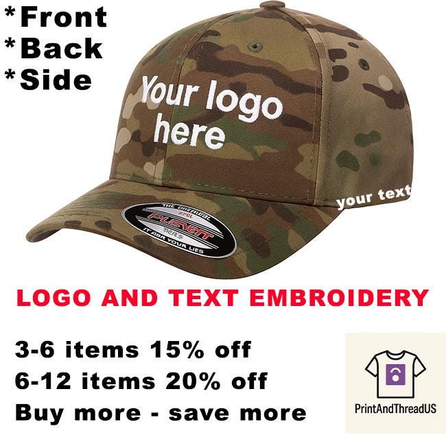 Flexfit Camo Baseball Cap 6277