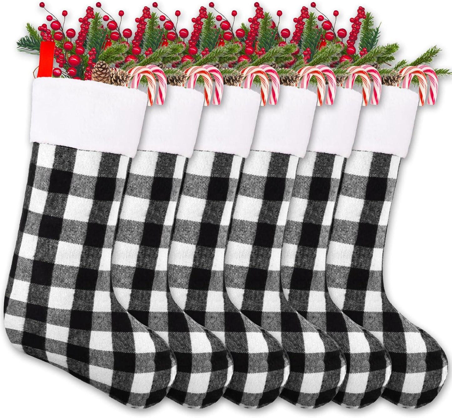 Personalized Buffalo Plaid Christmas Stocking