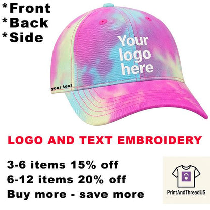 Tie-Dye Cotton Cap